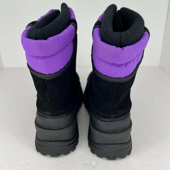 Itasca Girls 8006780WR Black Purple Snow Stomper Zipper Size 6 Snow Boots - Picture 5 of 10